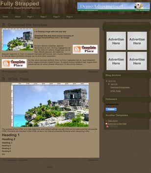 Fully Strappedblogger template