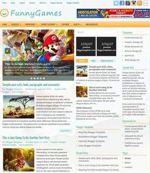 FunnyGames Animeblogger template