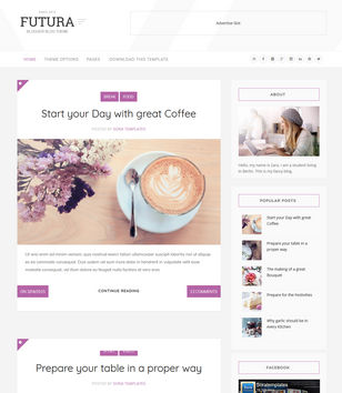 Futura Responsiveblogger template