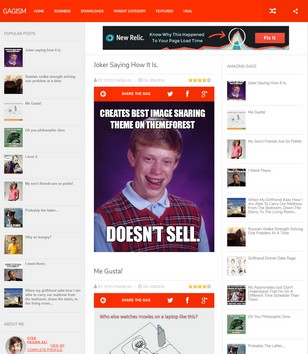 Gagism Responsiveblogger template