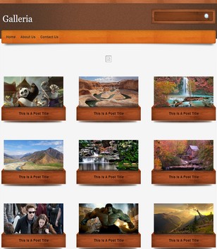 Galleria Naturalblogger template