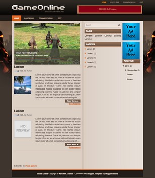Game Onlineblogger template