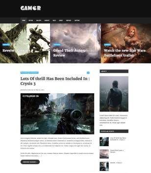 Gamerblogger template
