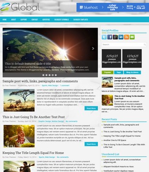Global Responsiveblogger template