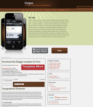Gorgonblogger template