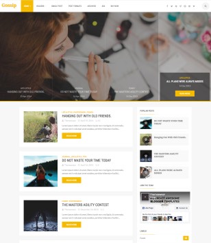 Gossip Magazineblogger template
