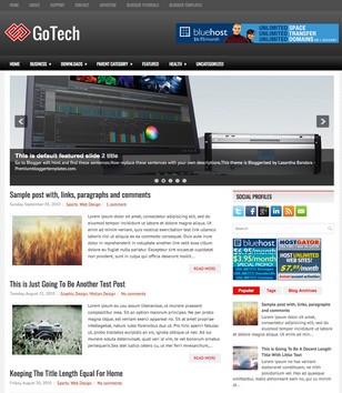 GoTechblogger template