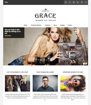 Grace Fancyblogger template