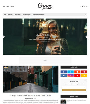 Graceblogger template