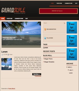 Grand Styleblogger template