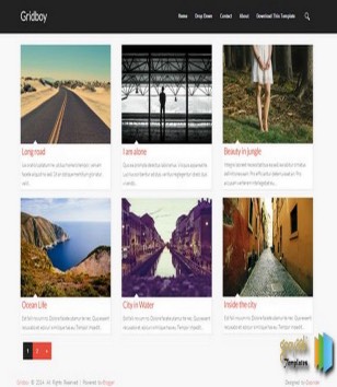 Gridboy Responsiveblogger template