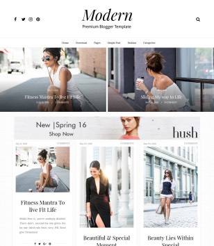 Gride Modern Fullblogger template