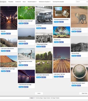 Gridpin Responsiveblogger template