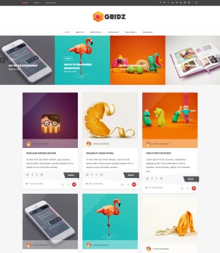 Gridz Responsiveblogger template