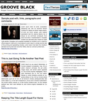 Groove Blackblogger template
