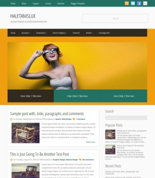 HaletanisLux Responsiveblogger template