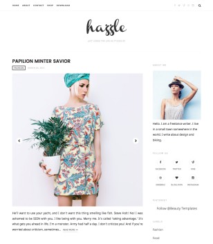 Hazzleblogger template