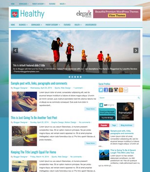 Healthy Responsiveblogger template