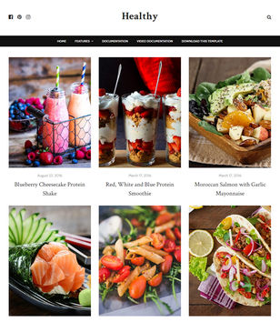 Healthyblogger template
