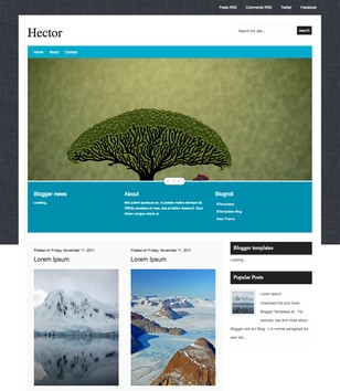 Hectorblogger template