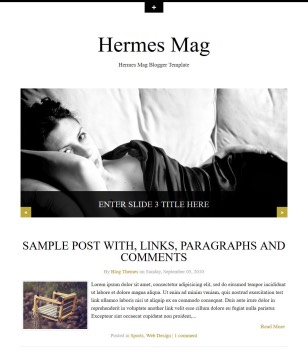Hermes Mag Responsiveblogger template