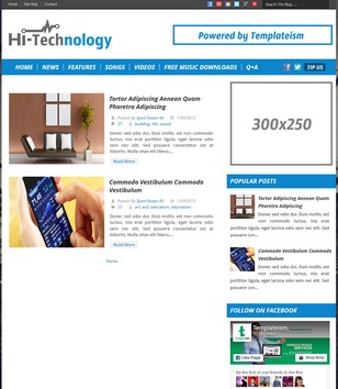 Hi-Tech Breadcrumbblogger template