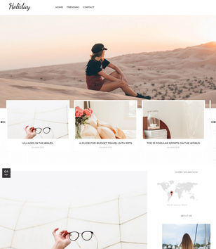 Holidayblogger template