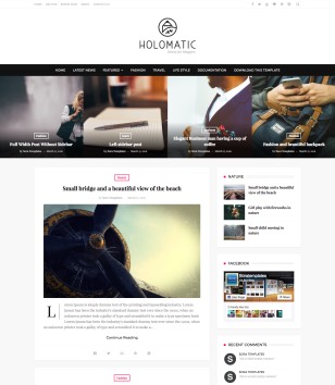 Holomaticblogger template