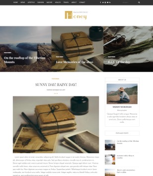 Honeyblogger template