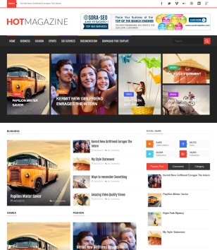 Hot Magazineblogger template