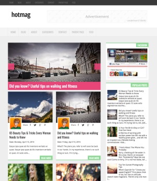 Hotmagblogger template