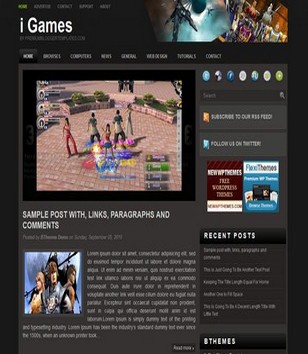 i Gamesblogger template