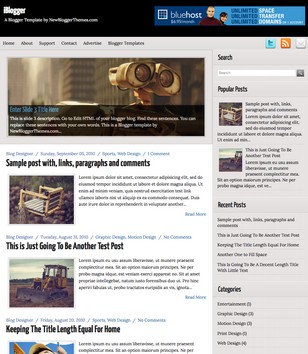 iBlogger 2 Columnsblogger template