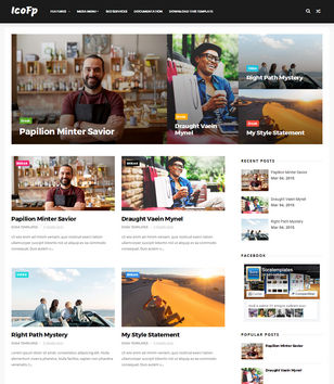 Icofpblogger template