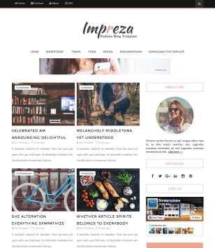 Imprezablogger template