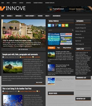 Innoveblogger template