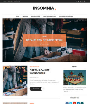 Insomnia Simpleblogger template