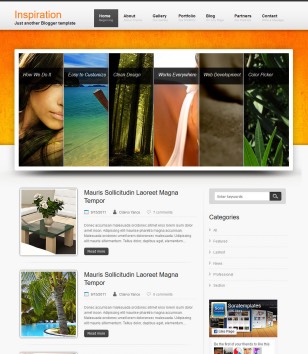 Inspiration Magazineblogger template