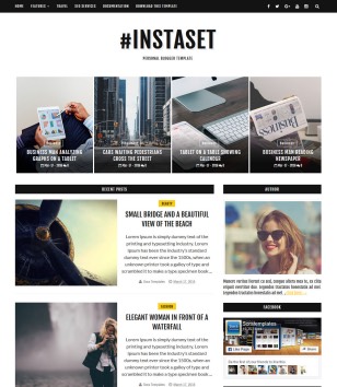 Instaset Listblogger template