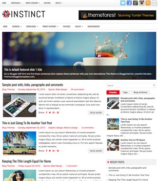 Instinctblogger template