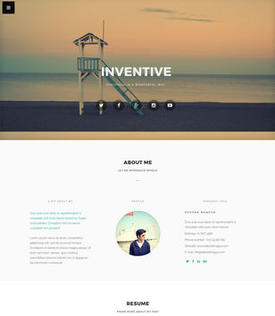 Inventive Portfolioblogger template