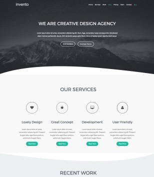 invento Portfolioblogger template