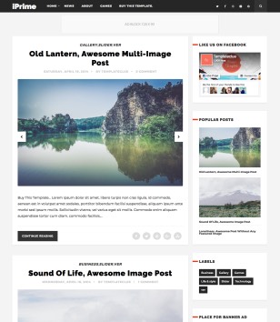 iPrimeblogger template