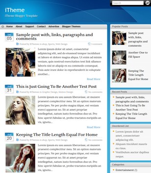 iTheme Minimalistblogger template