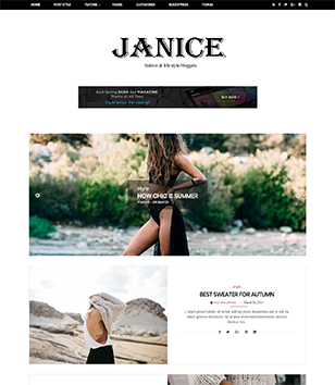 Janiceblogger template