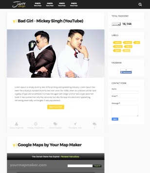 Jatt Vega Responsiveblogger template