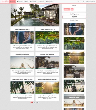 Jazzist Responsiveblogger template