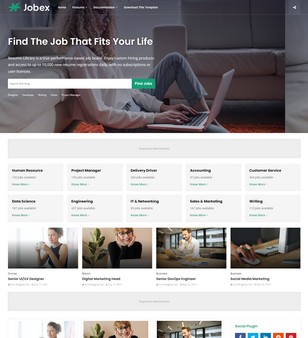 Jobexblogger template