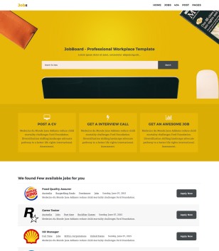 Jobs Businessblogger template
