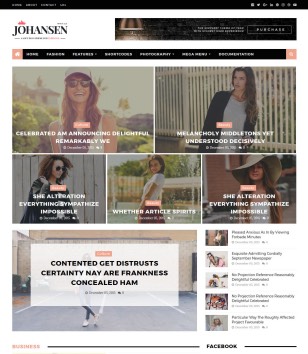 Johansenblogger template